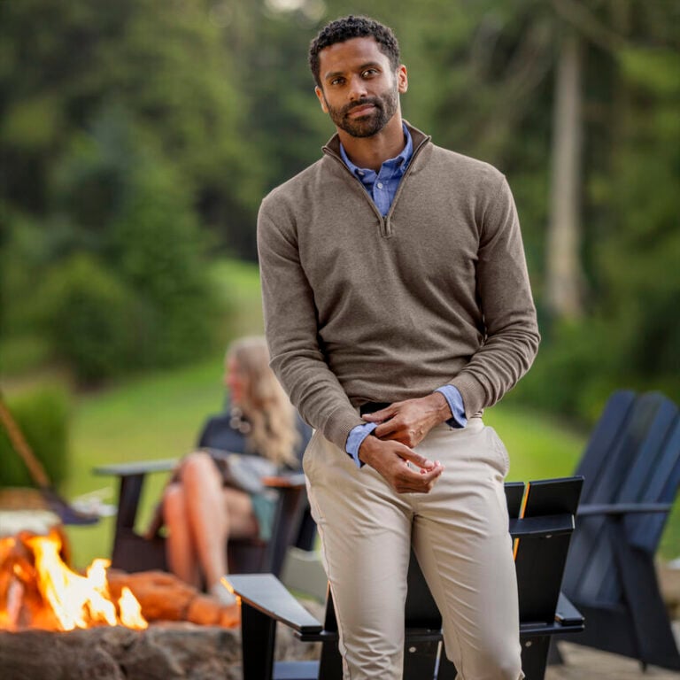 Cutter & Buck Oakville Half Zip neule | Miehet